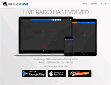 Tablet Screenshot of irequestlive.com